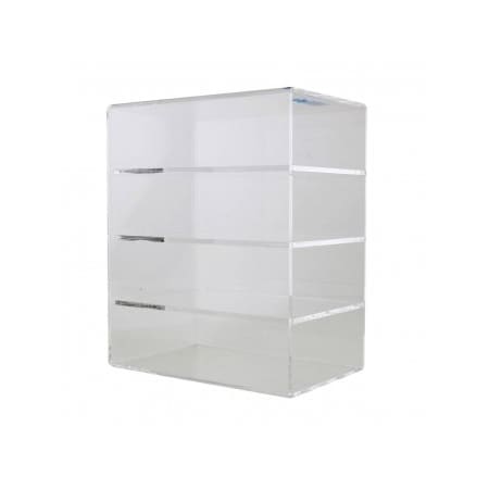 Tuckmar Acrylic Organizer for Flipper Micro-Tube Racks, Vertical, 4 Capacity 145750